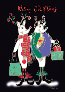 Reindeer Couple - Christmas